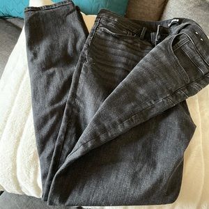 Faded Black Denim Express Jeans sz 16